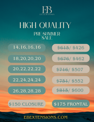 High Quality 2x6 Closure (PRE-summer Sale)