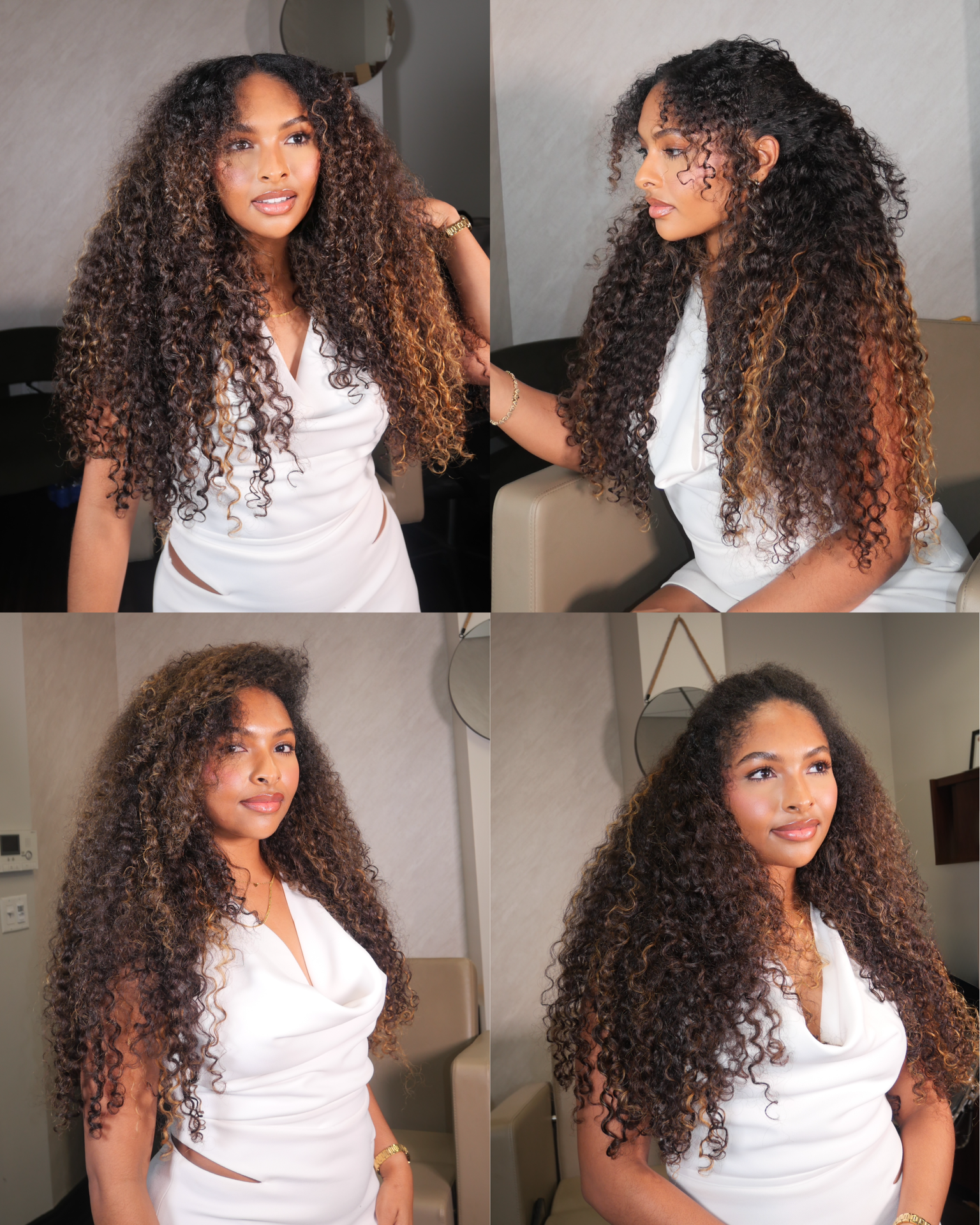 Raw V-Part Wig